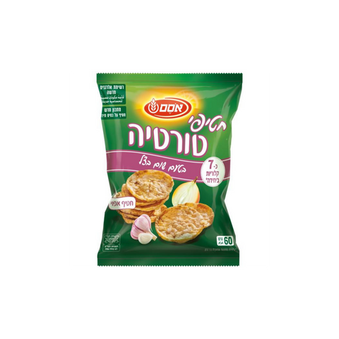אסם חטיפי טורטיה שום בצל