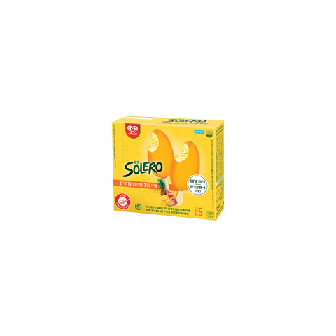 סולרו מיני וניל ופירות טרופיים מארז 5 יחידות
